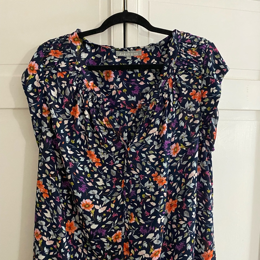 Daniel Rainn Bernal Split Neck Blouse